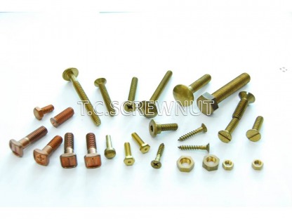 สกรูทองเหลือง (Screw Brass) - โรงงานผลิตสกรูน๊อต สมุทรสาคร - ที ซี สกรูน๊อต
